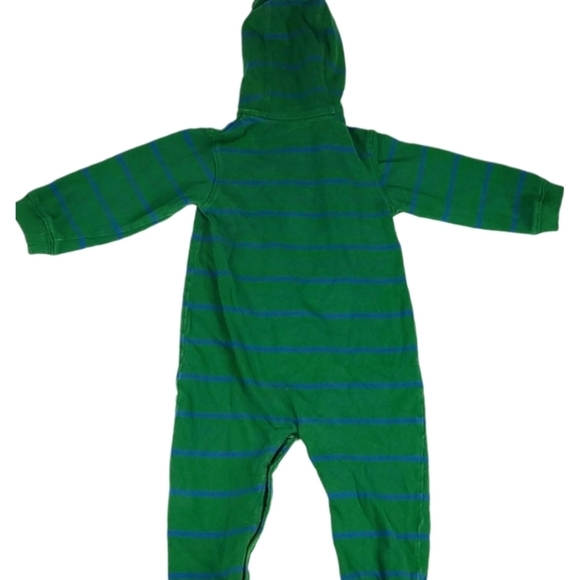 Vintage Truck Longsleeve Onsie Outfit Green - Picture 6 of 9